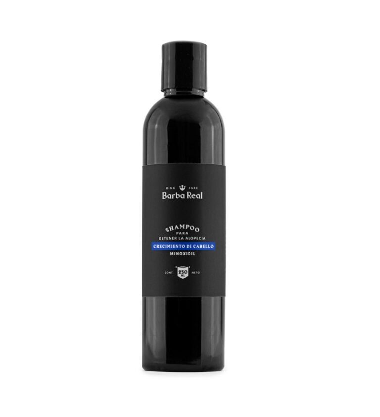 Shampoo con minoxidil para el cuidado capilar